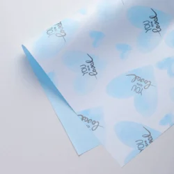 Ambalaj cu model inimioare pentru flori (set 20 coli)