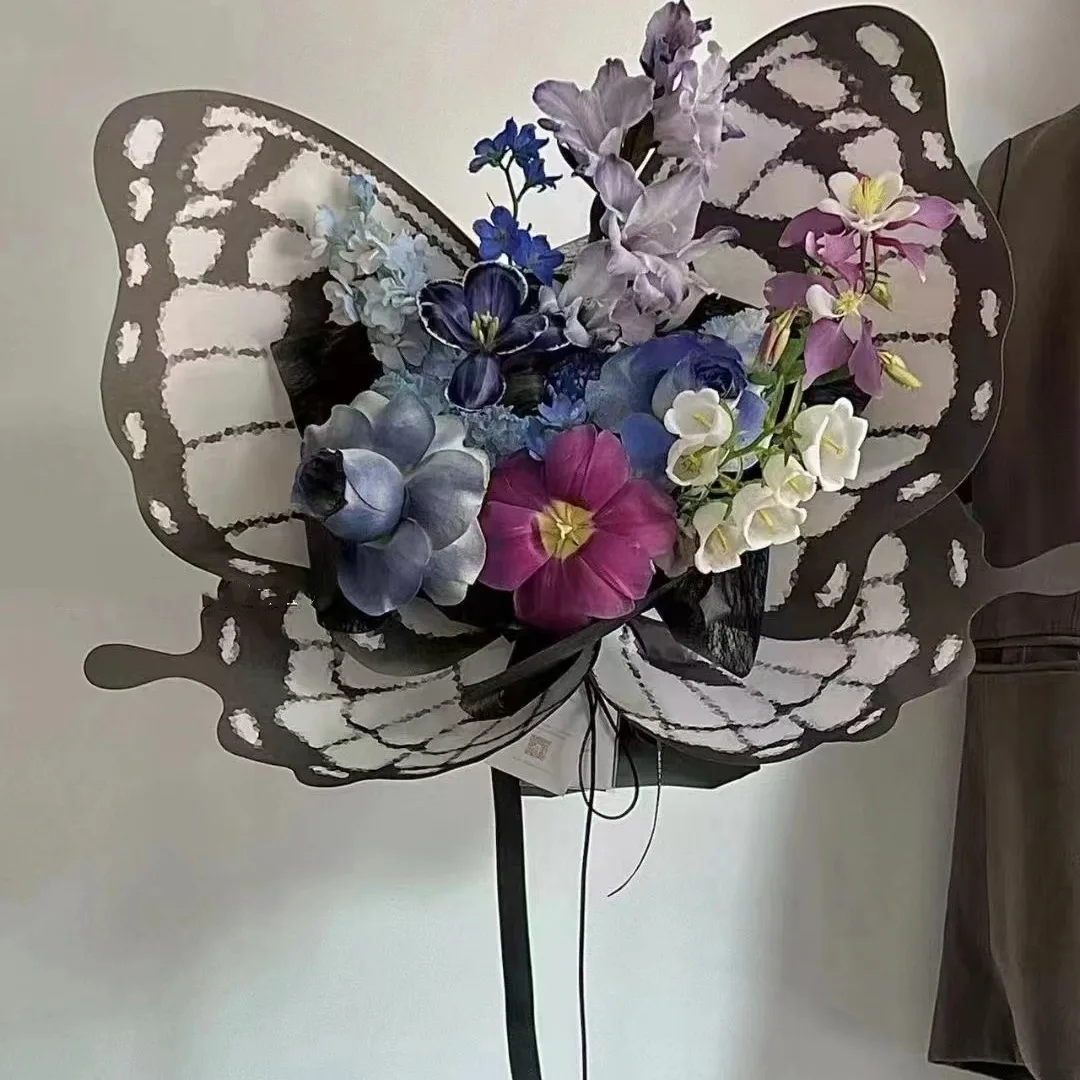 Aripi de fluture decorative pentru buchete (set 10 perechi)