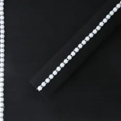 Ambalaj cu margine de perle 53 × 58 cm