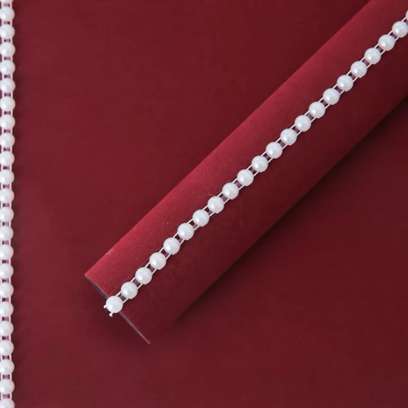 Ambalaj cu margine de perle 53 × 58 cm