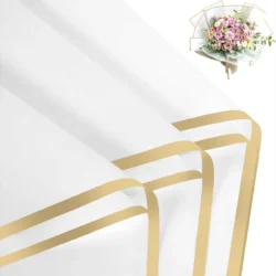Ambalaj cu chenar lat pentru buchete (set 20 coli)