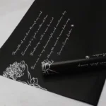 Ambalaj cu text caligrafic pentru buchete (set 20 coli)
