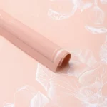 Ambalaj semitransparent cu model floral pentru buchete (set 20 coli)