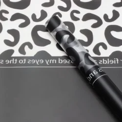 Ambalaj semitransparent cu model leopard pentru buchete (set 20 coli)
